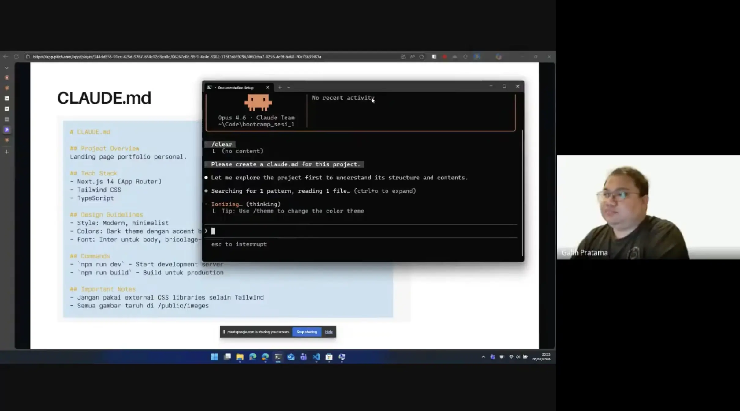 Bootcamp Sesi 1 - Screenshot 2