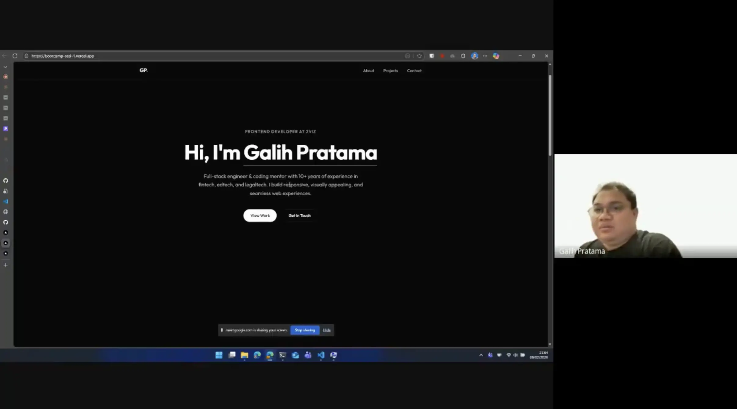Bootcamp Sesi 1 - Screenshot 3
