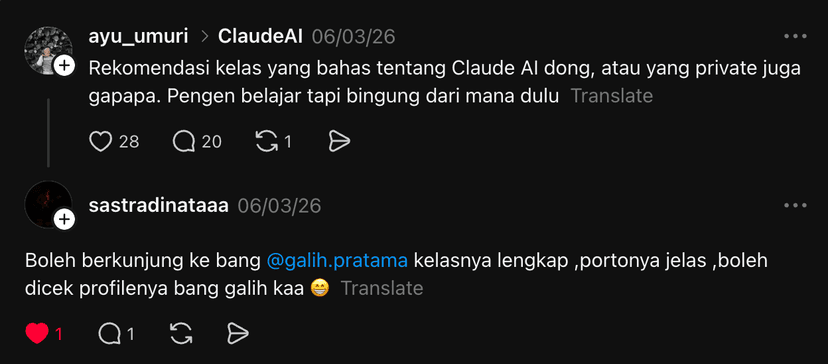 Testimoni pembeli ebook Vibe Coding 7