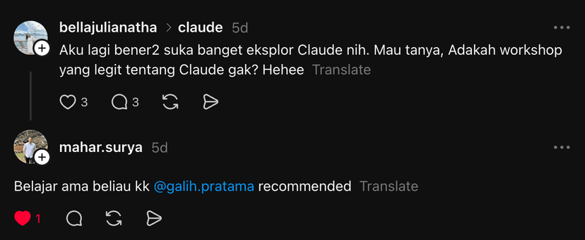 Testimoni pembeli ebook Vibe Coding 10